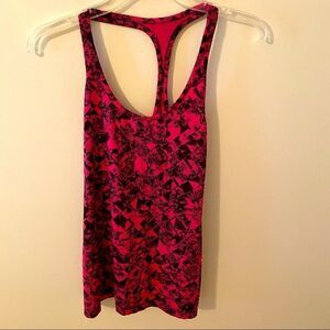 Nike Dri Fit Racer Back Tank Top Pink Black S